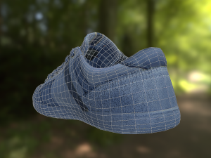 sneaker shoe low poly 3D Model