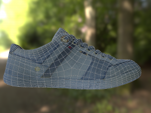 sneaker shoe low poly 3D Model