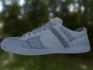 sneaker shoe low poly 3D Model