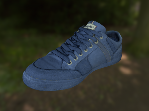 sneaker shoe low poly 3Dモデル