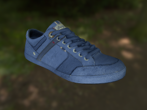 sneaker shoe low poly Model 3D