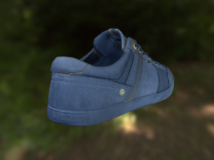 sneaker shoe low poly Model 3D