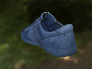 sneaker shoe low poly Model 3D