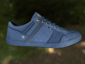 sneaker shoe low poly Model 3D