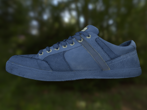 sneaker shoe low poly Model 3D