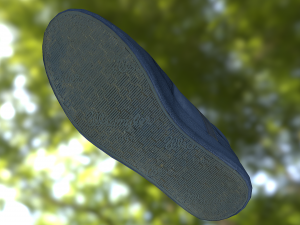 sneaker shoe low poly Model 3D