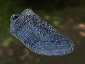 sneaker shoe low poly 3D Model