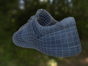 sneaker shoe low poly Model 3D