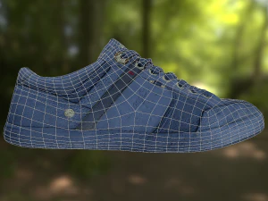 sneaker shoe low poly 3D Model