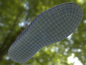 sneaker shoe low poly 3D Model