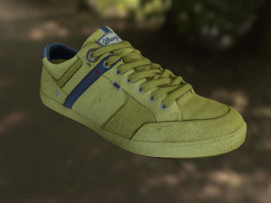 sneaker shoe low poly 3D Modell