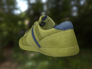 sneaker shoe low poly 3D Modell