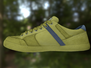 sneaker shoe low poly 3D Modell