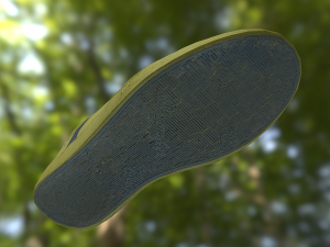 sneaker shoe low poly 3D Modell