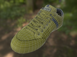 sneaker shoe low poly 3D Modell