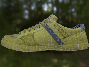 sneaker shoe low poly 3D Modell