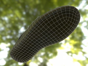 sneaker shoe low poly 3D Modell