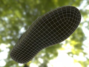 sneaker shoe low poly 3D Model