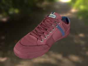 sneaker shoe low poly 3D 모델