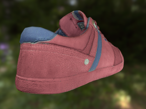 sneaker shoe low poly Modèle 3D
