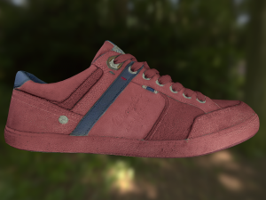 sneaker shoe low poly Modèle 3D