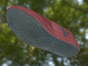 sneaker shoe low poly Modèle 3D