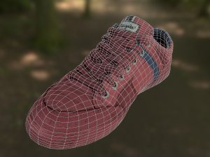sneaker shoe low poly Modèle 3D
