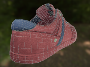 sneaker shoe low poly Modèle 3D