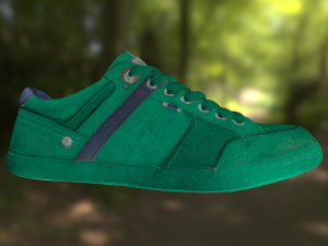 sneaker shoe low poly 3D Model