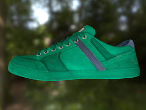 sneaker shoe low poly 3D Model