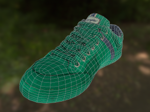 sneaker shoe low poly 3D Model