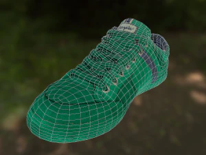 sneaker shoe low poly 3D Model