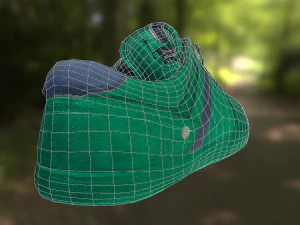 sneaker shoe low poly 3D Model
