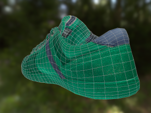 sneaker shoe low poly 3D Model