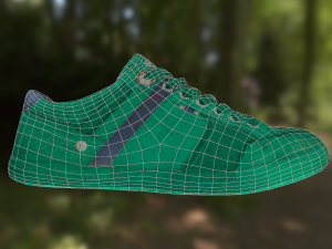 sneaker shoe low poly 3D Model