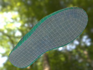 sneaker shoe low poly 3D Model
