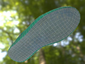 sneaker shoe low poly 3D Model