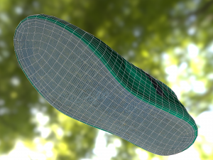 sneaker shoe low poly 3D Model