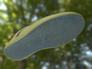 sneaker shoe low poly 3Dモデル