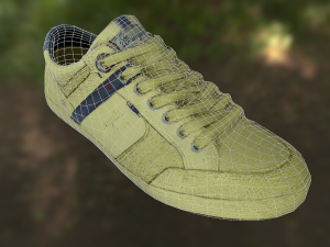 sneaker shoe low poly 3Dモデル