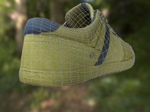 sneaker shoe low poly 3Dモデル