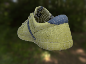 sneaker shoe low poly 3Dモデル