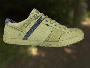 sneaker shoe low poly 3Dモデル