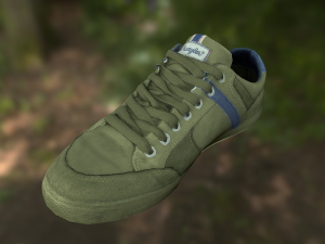 sneaker shoe low poly Model 3D