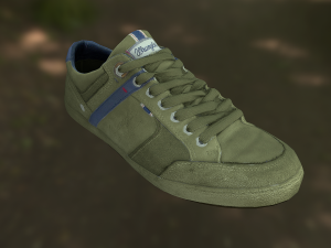 sneaker shoe low poly Modello 3D