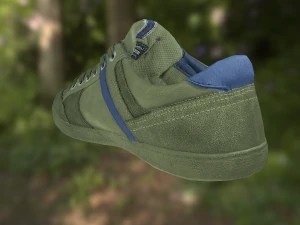 sneaker shoe low poly 3D Model
