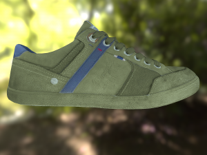 sneaker shoe low poly Modello 3D