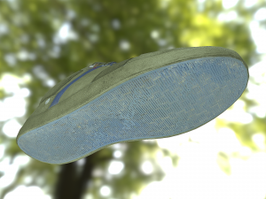 sneaker shoe low poly Modello 3D