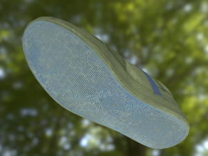 sneaker shoe low poly Modello 3D