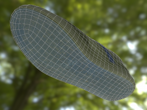 sneaker shoe low poly Modello 3D